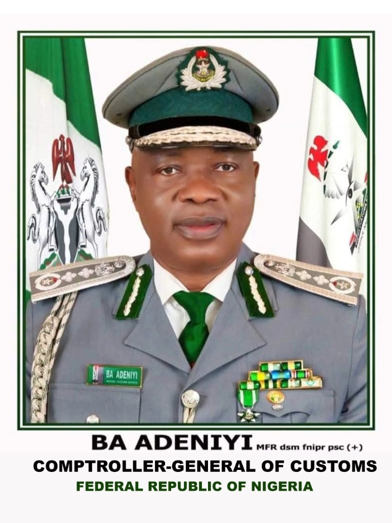 CGC BA Adeniyi MFR dsm fnipr psc (+) — Comptroller-General of Customs
